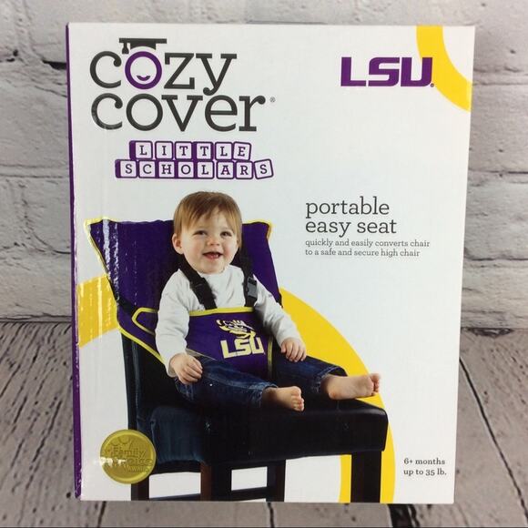 🐯NCAA LSU Tigers Cozy Cover Portable Easy Seat - Picture 2 of 4